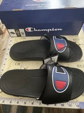 Champion Mens/Womens Mega Slide Black Sz. Mens 11/womens 13