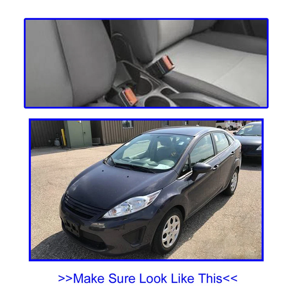 Repuestos de reposabrazos para Ford Fiesta 2011-2019 consola caja de almacenamiento reposabrazos portavasos Foto 3 de 4