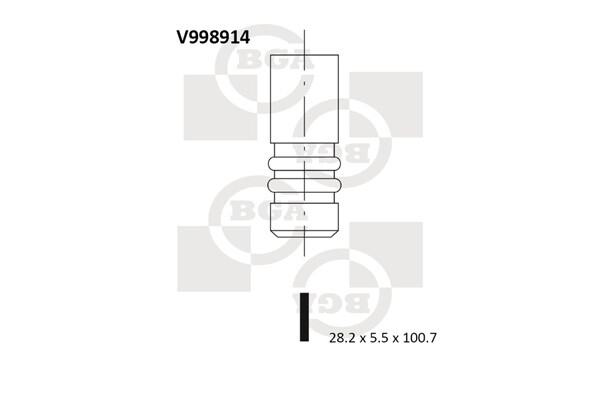 Bga V998914 Einlassventil FüR CitroËN, Peugeot-image