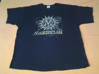 MASTERPLAN  SHIRT Gr.XL Old Vintage 2007 Tour Shirt Helloween Power Metal 