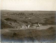 Algeria, the Sahara Desert, l'Ahmar Kreddou Vintage Albumen Print Tirag