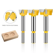 Ø16mm-100mm Forstner Bit Hole Hinge Cutter Boring Holesaw Wood Drill Bits Set