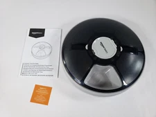 Amazon Basics - Automatic Electronic Timed Pet Feeder, 6 Portions, Black