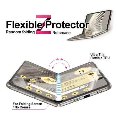 High Definition Google Pixel 9 Pro Fold Hydrogel Soft Screen Protector