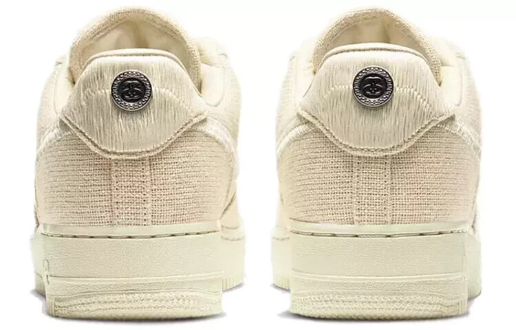 Stussy × Nike Air Force 1 Fossil Stone Stussy x Nike Air Force 1 