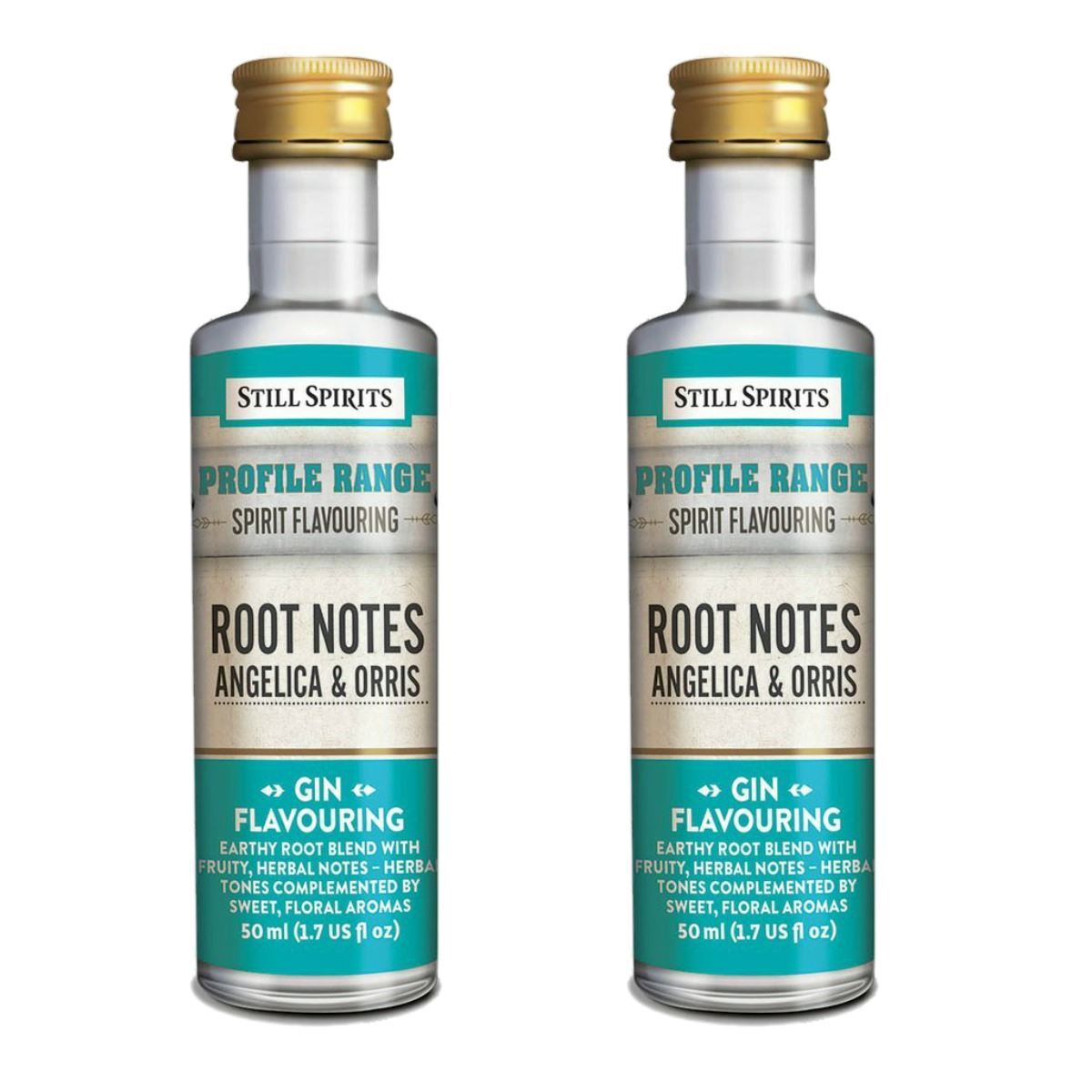 2x Still Spirits Root Notes Gin Profile 50ml Flavouring Notes