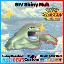 ✨Shiny Muk 6IV✨ Pokemon Scarlet & Violet  🚀Fast🚀