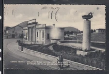 Postcard Abano Terme Column Emperor Entrance Source Montirone EE366