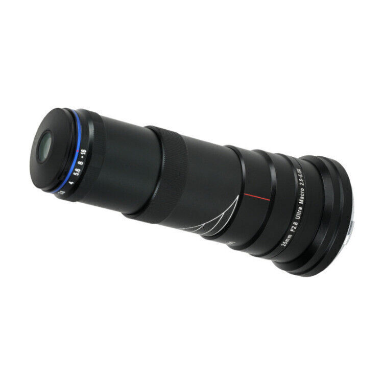 Laowa 25mm F/2.8 2.5-5X Ultra Macro Lens for Canon RF - Black for
