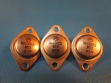 LOT OF 3 Motorola Mj15023, Silicon Power Transistors