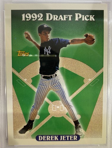1993 Topps #98 Derek Jeter RC Rookie PSA 8 come nuovo! Bozza di scelta 1992! - Foto 3 di 5