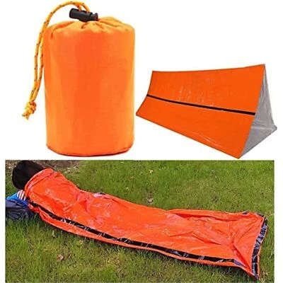 CHANEEHANN Notfall Überleben Schlafsack,Wasserdicht Biwaksack Notfallzelt Rettungsdecken DE