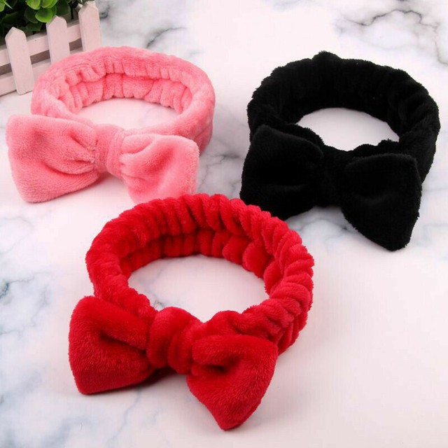big bow headband for makeup