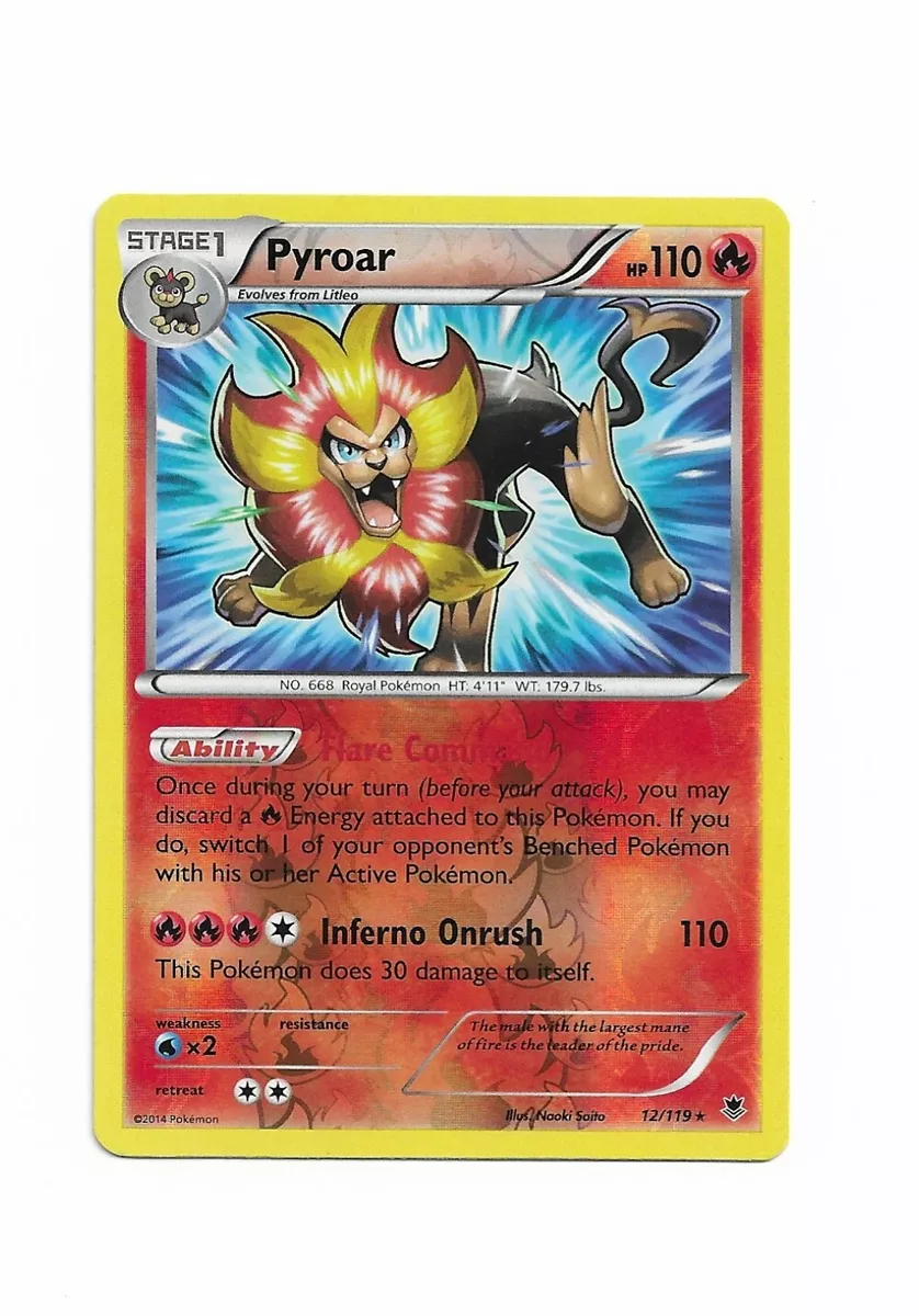 Verified Pyroar - Phantom Forces by Pokemon Cards