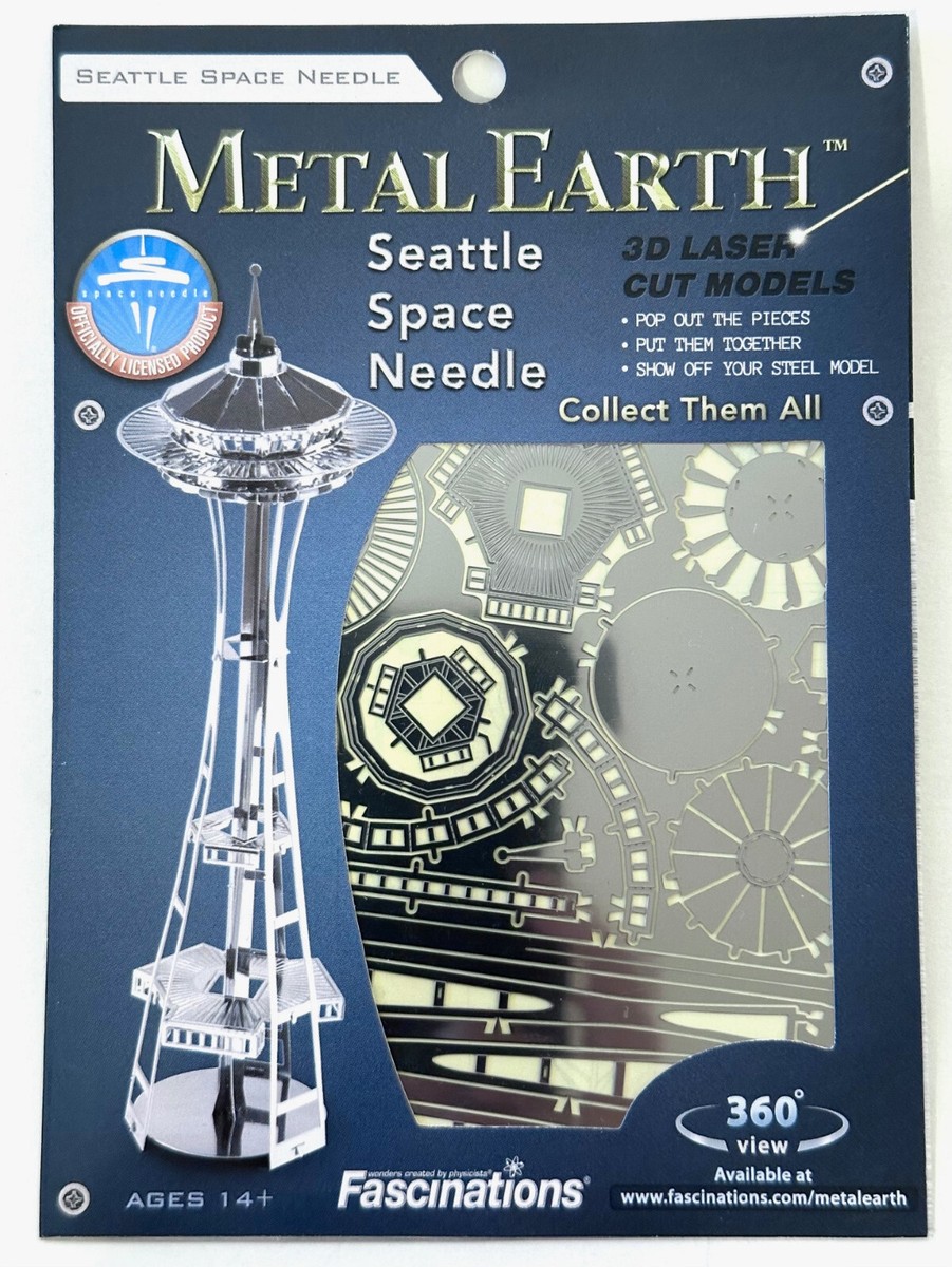 Metal Earth Seattle Space Needle Fascinations 3D Metal Model DIY