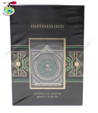 Happiness Oud by Fragrance World 2.7oz Extrait De Parfum Spray Unisex New In Box