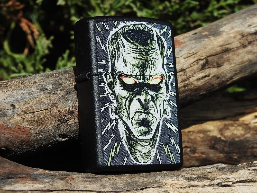 Barrett Smythe Bolted Man Zippo Lighter - Frankenstein - BS