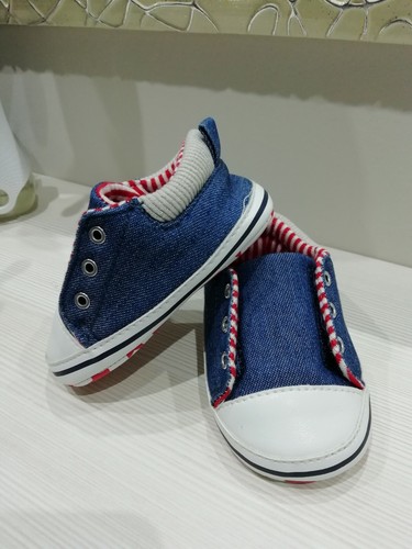 Scarpe da culla Neonato TG 17 modello converse | eBay