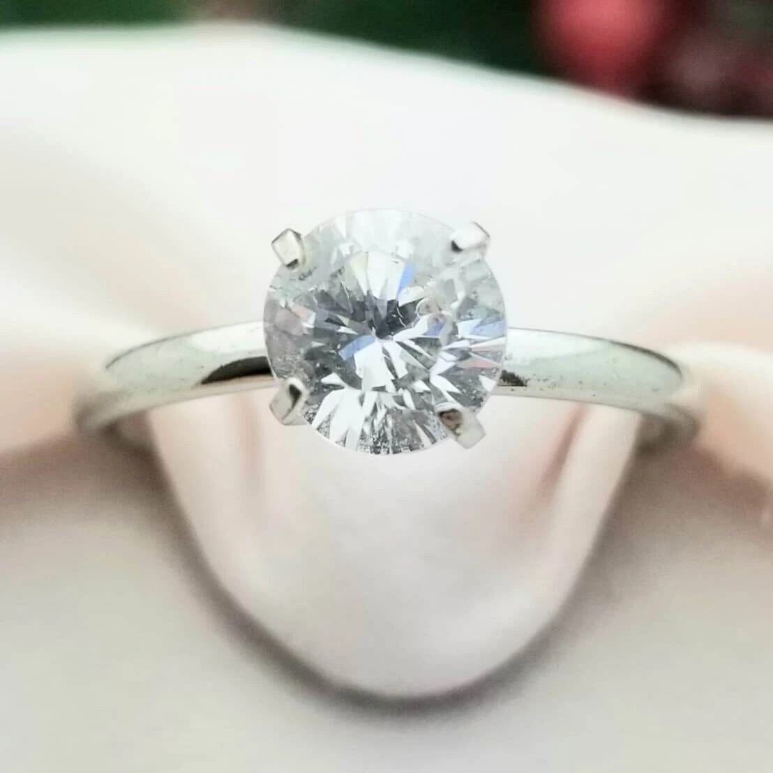 1ct cubic on sale zirconia ring