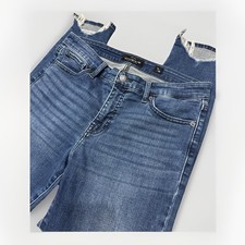 Lucky Brand Jeans Ava Super Skinny 10/30 Distressed women jeans Dark Blue Denim