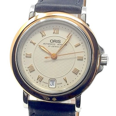 ORIS (like new & unworn) 18kt Gold Automatic Winder Full-Set Ref. 7432-63
