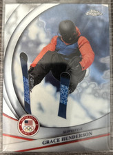 2026 Topps Chrome Olympics Grace Henderson - USA Slopestyle Skiing #6 Base