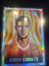 2026 Topps Finest Premier League Steven Gerrard AURA Case Hit SSP Liverpool
