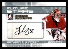 2009-10 ITG Between the Pipes Future Stars Autograph #A-LI  Leland Irving