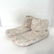 Bombas Sherpa Lined Gripper Bootie Slippers House Shoes Size M W9-11.5, M 7-9.5