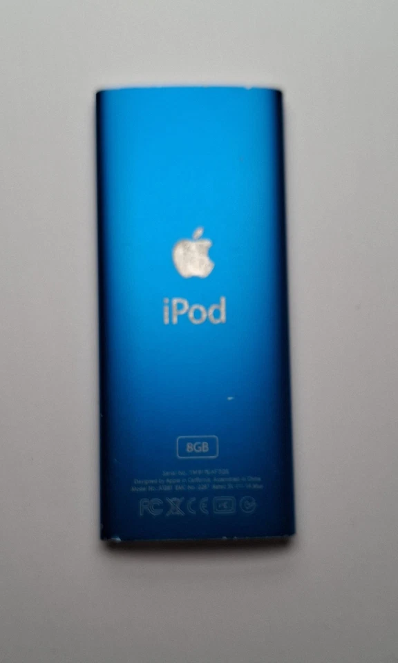 Apple iPod Nano 4. Generation 8GB Blau A1320 | MP3 Player | Funktioniert | - Bild 4 von 4