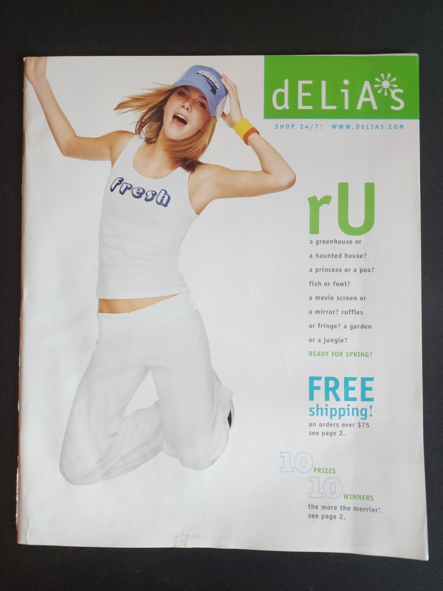 VINTAGE 2003 Holiday DELIA'S CATALOG GIRL TEEN CLOTHES Cassie
