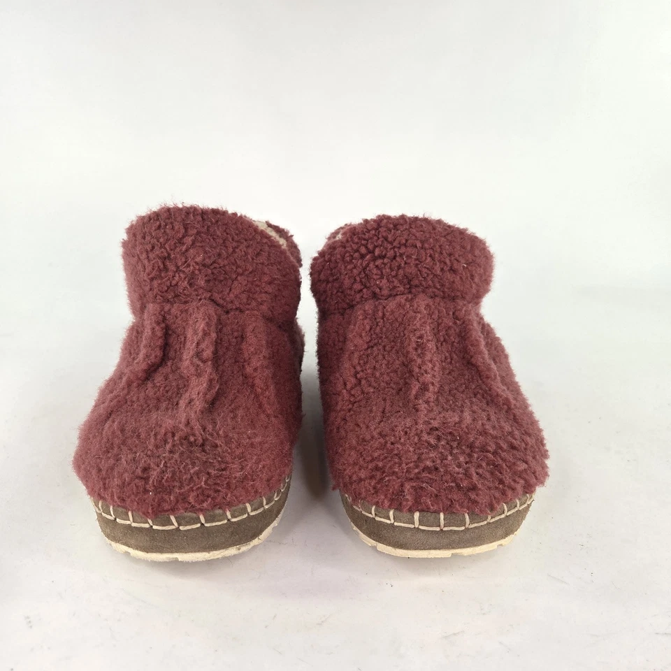 L.L.Bean Acogedor Zapatilla Botín EE. UU. 9 Mujer Rosa Pila Vellón Zapatos Foto 2 de 4