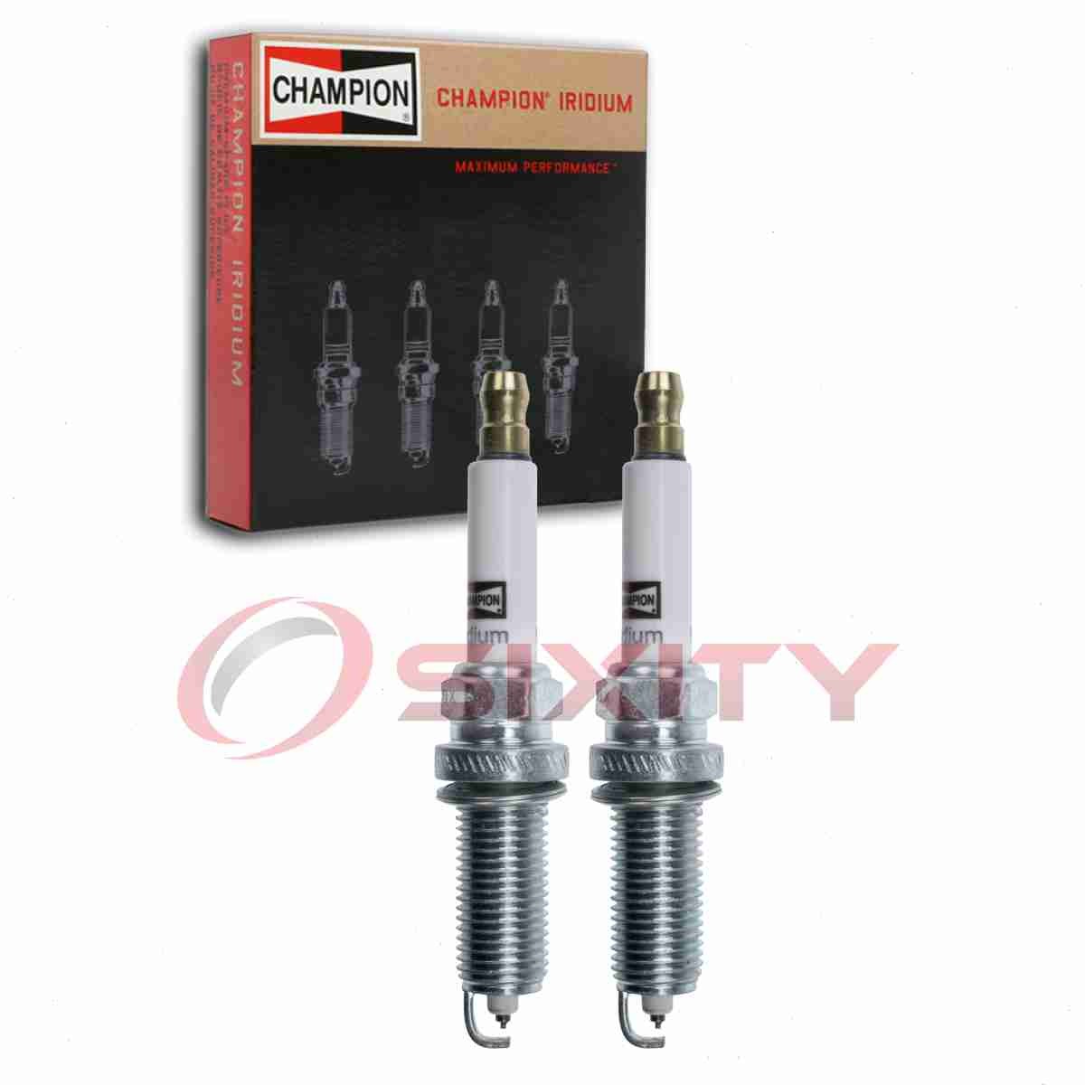 2 pc Champion Iridium 9410 Spark Plugs for REA12WMPB4 PLZKAR6A11 4912 ql