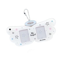 Acrylic Photocard Holder,Cute Sleeve Pendant Keychain Badge Holder