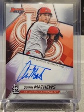 2025 BOWMAN'S BEST BASEBALL Quinn Mathews Auto St. Louis Cardinals