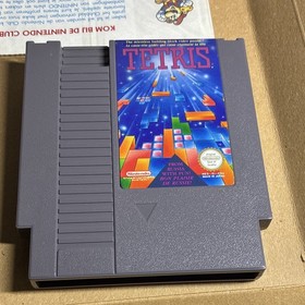 BANDAI Tetris Nintendo NES cartouche + bo&icirc;te + manuel PAL 1989 NES-EI