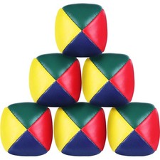 6 Packs Juggling Balls Set for Beginners, Quality Mini Durable Juggle Ball Ki...