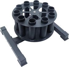 Vertical Barbell Rack Stand Holds 10 Bars for Olympic  Curl Bars Storage