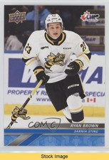 2024-25 Upper Deck CHL Blue Ryan Brown #238 READ 0kv2