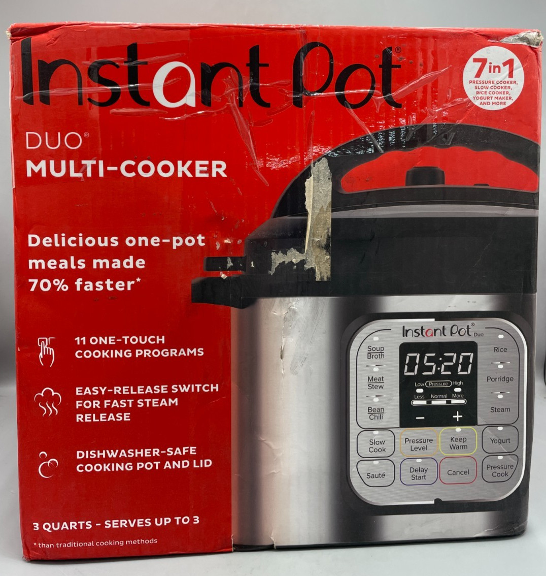 Instant Pot Duo Mini 7-in-1 3 Qt Electric Cooker, Steamer, Y