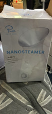 Pure Daily Care NanoSteamer 3-in-1 Ionic Facial Steamer Humidifier White/Silver