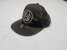 Avengers Hat Kids Marvel Snapback Camo Superhero Cap One Size