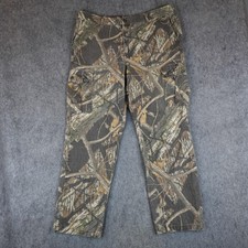 Vintage Mossy Oak Pants Mens XL 40x32 Camo Hunting Shadow Branch Made in USA 90s
