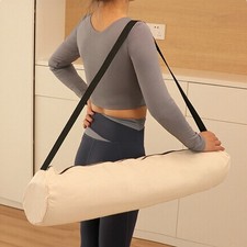 Lightweight Yoga Mat Bag with Smooth Zipper and Secure Drawstring Closure