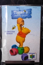 NO GAME- Tigger's Honey Hunt Nintendo 64 N64 Instruction Manual Booklet Only