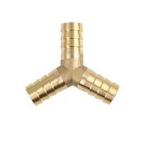 Schlauchverbinder FüR Luft, Wasser, Gas, ÖL Rohr Messing Y FöRmig 3 Wege 12Mm
