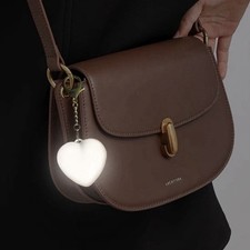 Rechargeable Heart Shape Bag Light Touch Sensitive Keychain Mini Flishlight Led