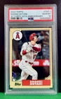 2022 Topps Shohei Ohtani #T87-1 1987 Topps Baseball 35th Anniversary PSA 10 MVP