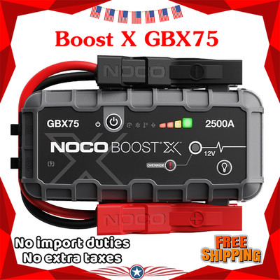 NOCO Boost X GBX75 2500A Jump Starter 12V Lithium Booster Gas Diesel Engines