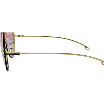 ETRO ET114SC Womens Metal Sunglass 704 Gold 52-25 Pink Grad to